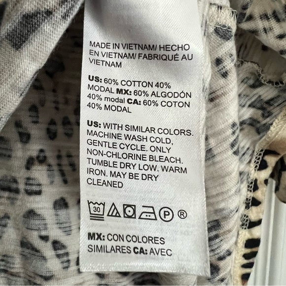 Chico's Leopard Print Tunic in Cream and Brown - Picture 5 of 5